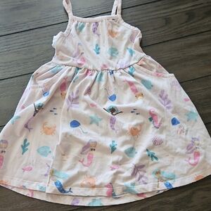 Garanimals Kids Casual Dress with Mermaid Print - Multicolor